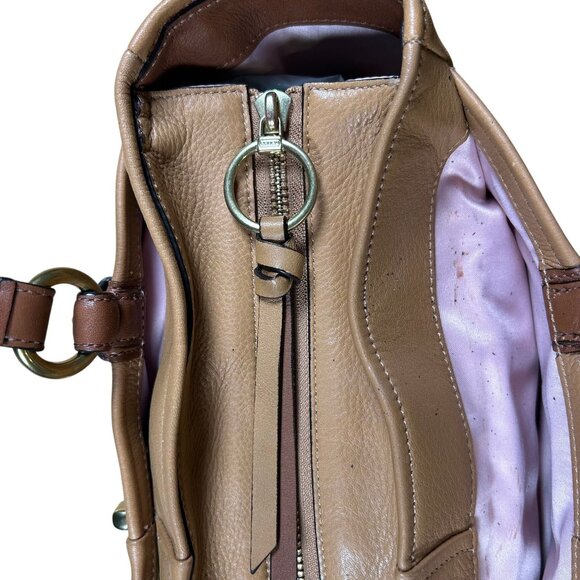 Coach Chelsea East West Jayden Carryall Leather Satchel in Camel - EUC! - Picture 5 of 14